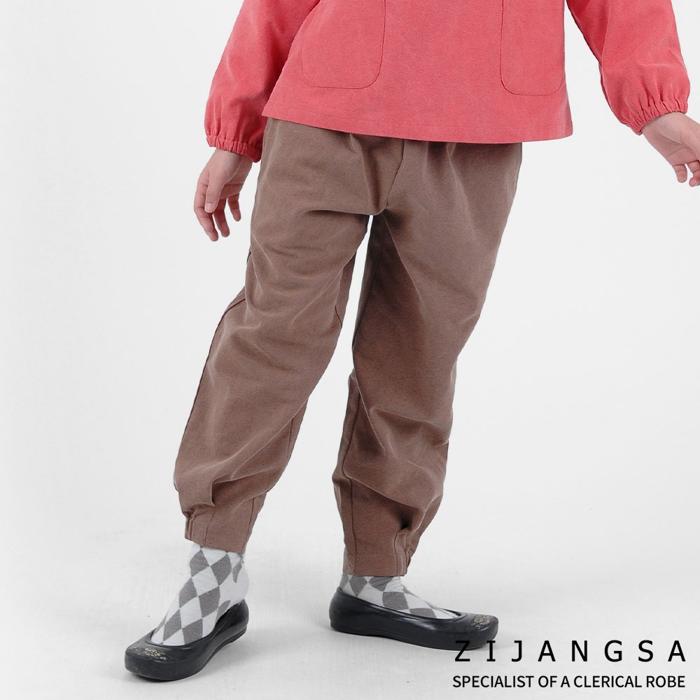 [24016] 17수 아동배색 바지 / 하의 팬츠 공용 생활한복 개량한복 법복 절복 유치원복 어린이집복 단체복